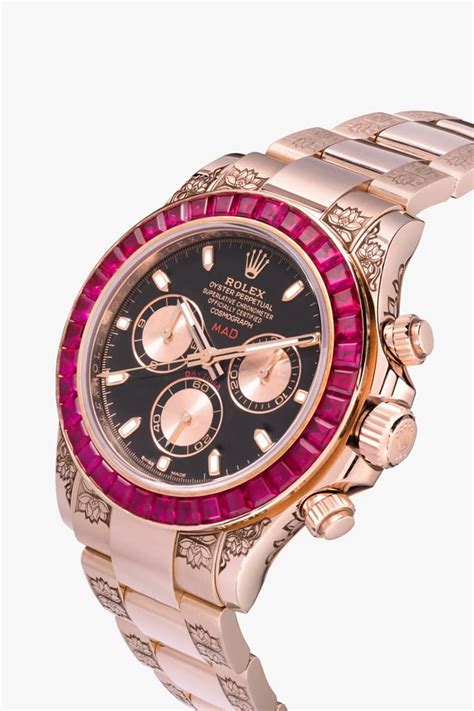 red ruby rolex|Rolex ruby sapphire bezel.